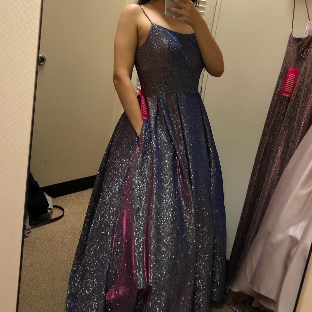 Formal Sparkly, Color-Shifting Dress